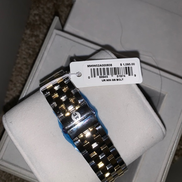 Michele - women’s urban bracelet two tone watch - Picture 4 of 5